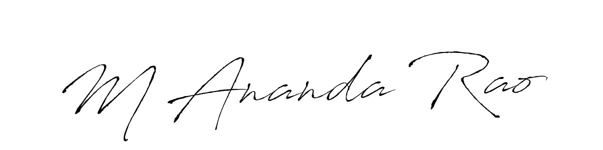 Make a beautiful signature design for name M Ananda Rao. Use this online signature maker to create a handwritten signature for free. M Ananda Rao signature style 6 images and pictures png