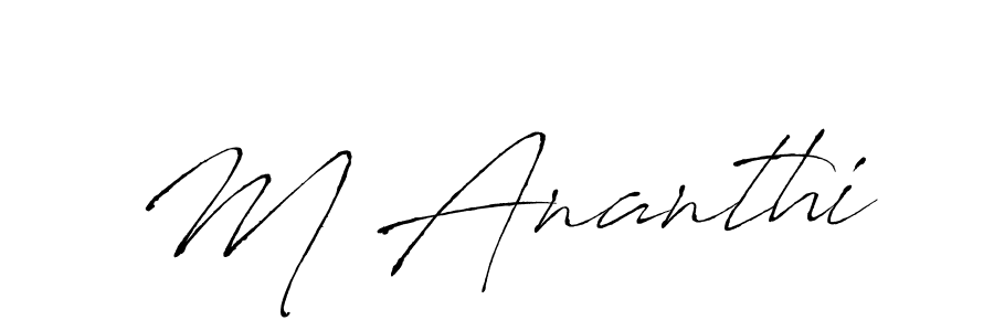 Make a short M Ananthi signature style. Manage your documents anywhere anytime using Antro_Vectra. Create and add eSignatures, submit forms, share and send files easily. M Ananthi signature style 6 images and pictures png