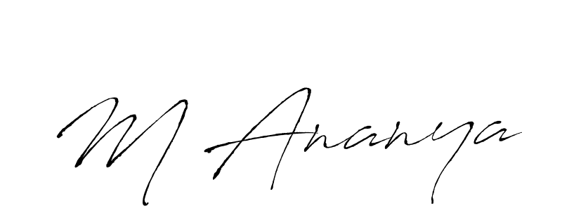 Check out images of Autograph of M Ananya name. Actor M Ananya Signature Style. Antro_Vectra is a professional sign style online. M Ananya signature style 6 images and pictures png