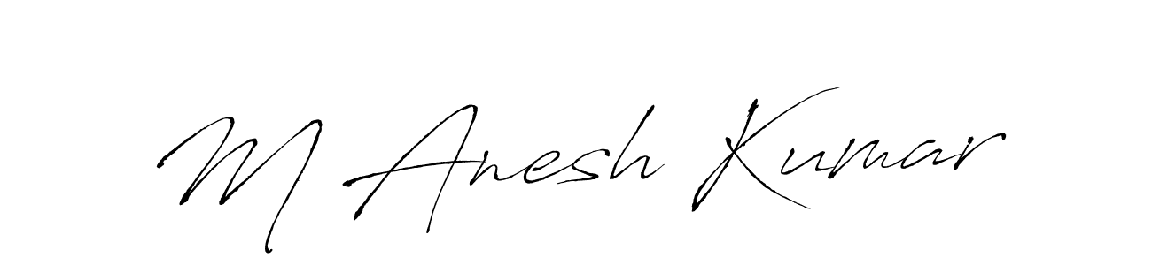 Make a beautiful signature design for name M Anesh Kumar. Use this online signature maker to create a handwritten signature for free. M Anesh Kumar signature style 6 images and pictures png