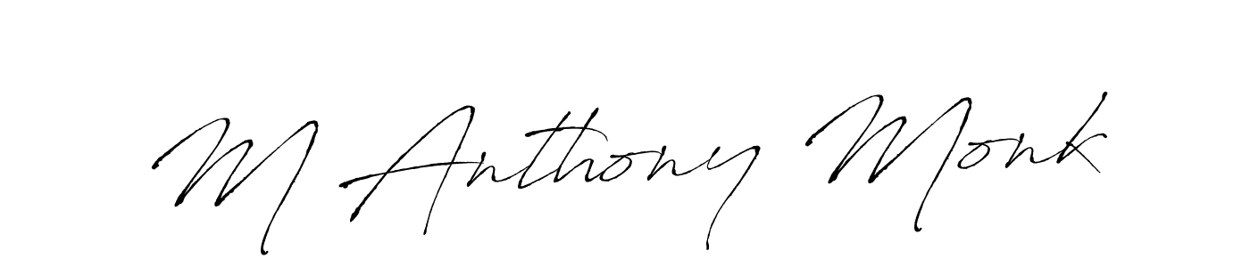 It looks lik you need a new signature style for name M Anthony Monk. Design unique handwritten (Antro_Vectra) signature with our free signature maker in just a few clicks. M Anthony Monk signature style 6 images and pictures png