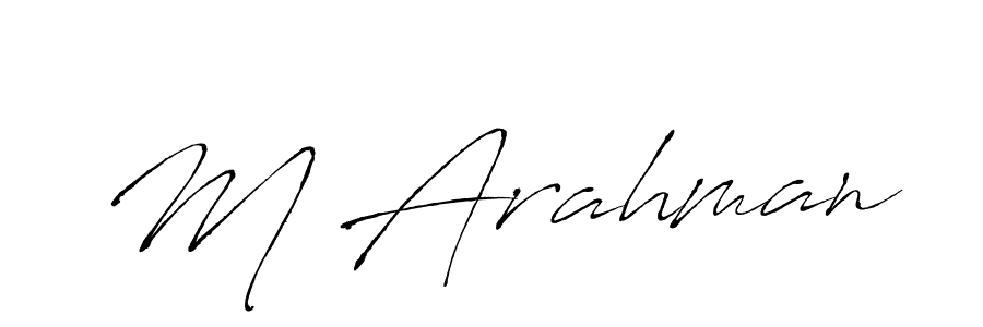 Once you've used our free online signature maker to create your best signature Antro_Vectra style, it's time to enjoy all of the benefits that M Arahman name signing documents. M Arahman signature style 6 images and pictures png