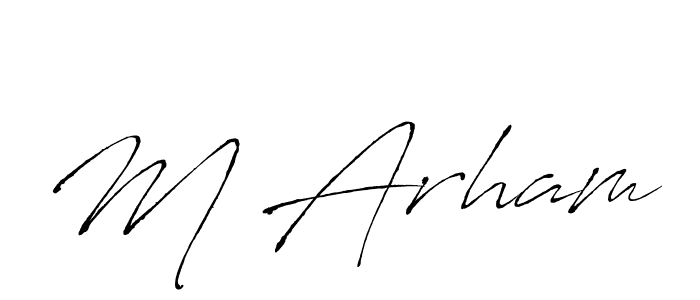 It looks lik you need a new signature style for name M Arham. Design unique handwritten (Antro_Vectra) signature with our free signature maker in just a few clicks. M Arham signature style 6 images and pictures png