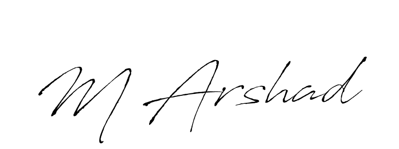 Also You can easily find your signature by using the search form. We will create M Arshad name handwritten signature images for you free of cost using Antro_Vectra sign style. M Arshad signature style 6 images and pictures png