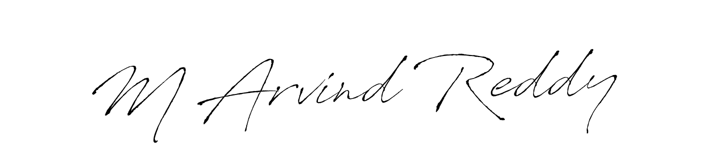 It looks lik you need a new signature style for name M Arvind Reddy. Design unique handwritten (Antro_Vectra) signature with our free signature maker in just a few clicks. M Arvind Reddy signature style 6 images and pictures png