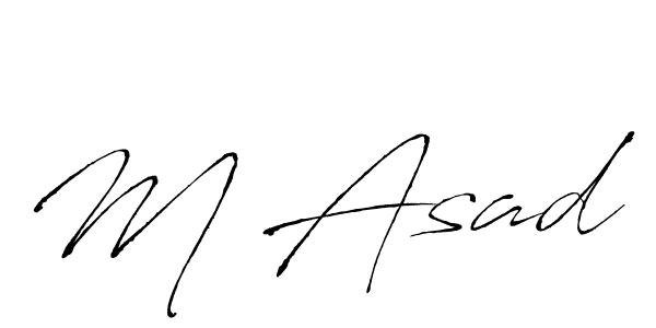 if you are searching for the best signature style for your name M Asad. so please give up your signature search. here we have designed multiple signature styles  using Antro_Vectra. M Asad signature style 6 images and pictures png