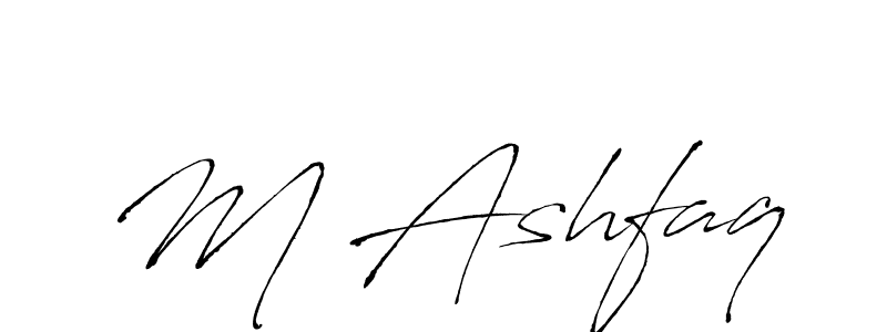 The best way (Antro_Vectra) to make a short signature is to pick only two or three words in your name. The name M Ashfaq include a total of six letters. For converting this name. M Ashfaq signature style 6 images and pictures png