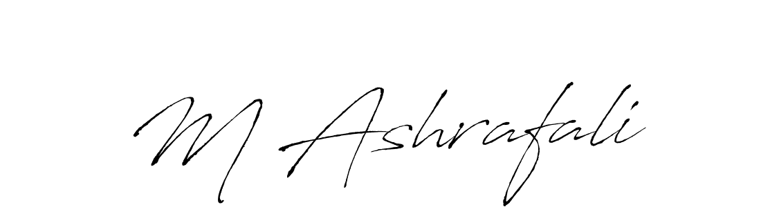 You should practise on your own different ways (Antro_Vectra) to write your name (M Ashrafali) in signature. don't let someone else do it for you. M Ashrafali signature style 6 images and pictures png