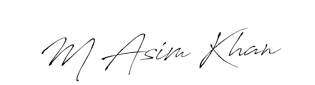 You should practise on your own different ways (Antro_Vectra) to write your name (M Asim Khan) in signature. don't let someone else do it for you. M Asim Khan signature style 6 images and pictures png