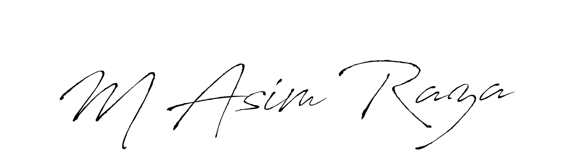 M Asim Raza stylish signature style. Best Handwritten Sign (Antro_Vectra) for my name. Handwritten Signature Collection Ideas for my name M Asim Raza. M Asim Raza signature style 6 images and pictures png