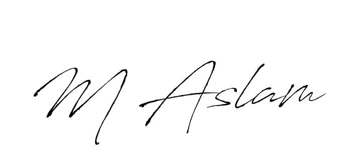 Also You can easily find your signature by using the search form. We will create M Aslam name handwritten signature images for you free of cost using Antro_Vectra sign style. M Aslam signature style 6 images and pictures png