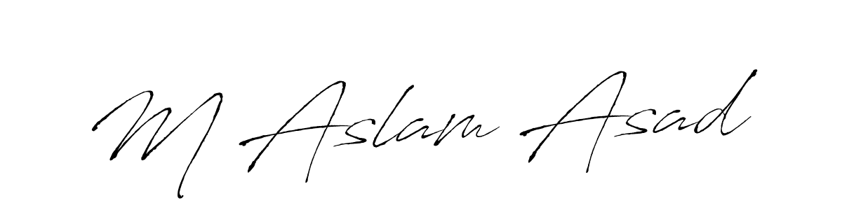 It looks lik you need a new signature style for name M Aslam Asad. Design unique handwritten (Antro_Vectra) signature with our free signature maker in just a few clicks. M Aslam Asad signature style 6 images and pictures png