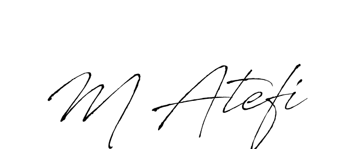Make a beautiful signature design for name M Atefi. Use this online signature maker to create a handwritten signature for free. M Atefi signature style 6 images and pictures png