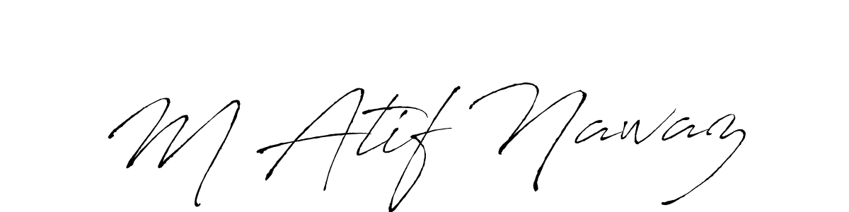Make a beautiful signature design for name M Atif Nawaz. Use this online signature maker to create a handwritten signature for free. M Atif Nawaz signature style 6 images and pictures png