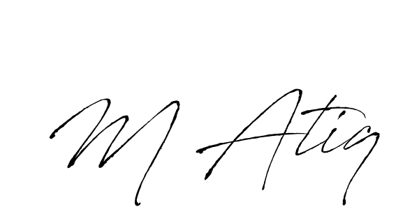 How to Draw M Atiq signature style? Antro_Vectra is a latest design signature styles for name M Atiq. M Atiq signature style 6 images and pictures png