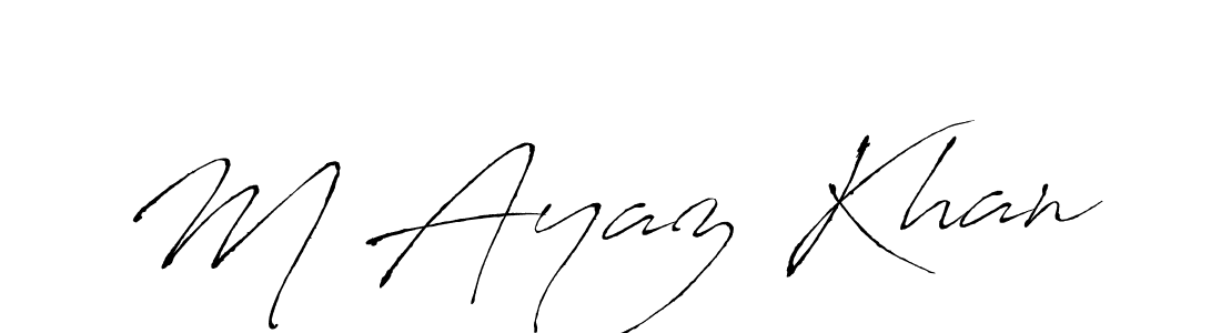 This is the best signature style for the M Ayaz Khan name. Also you like these signature font (Antro_Vectra). Mix name signature. M Ayaz Khan signature style 6 images and pictures png