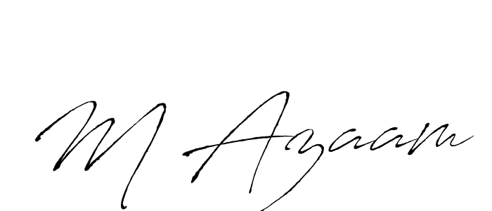 It looks lik you need a new signature style for name M Azaam. Design unique handwritten (Antro_Vectra) signature with our free signature maker in just a few clicks. M Azaam signature style 6 images and pictures png