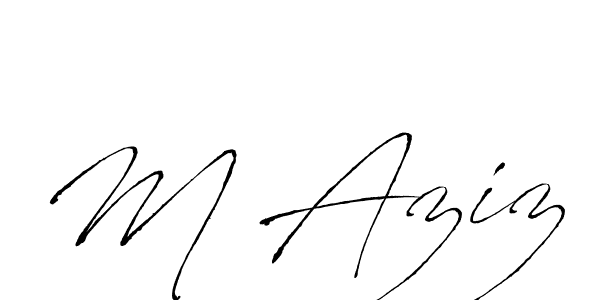 Also You can easily find your signature by using the search form. We will create M Aziz name handwritten signature images for you free of cost using Antro_Vectra sign style. M Aziz signature style 6 images and pictures png