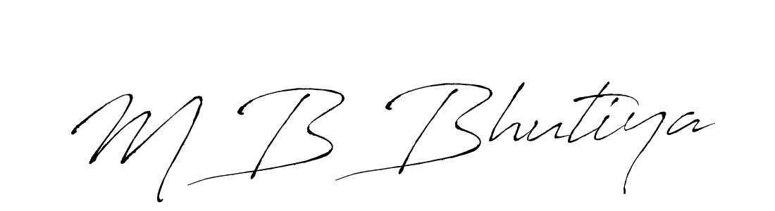 You can use this online signature creator to create a handwritten signature for the name M B Bhutiya. This is the best online autograph maker. M B Bhutiya signature style 6 images and pictures png