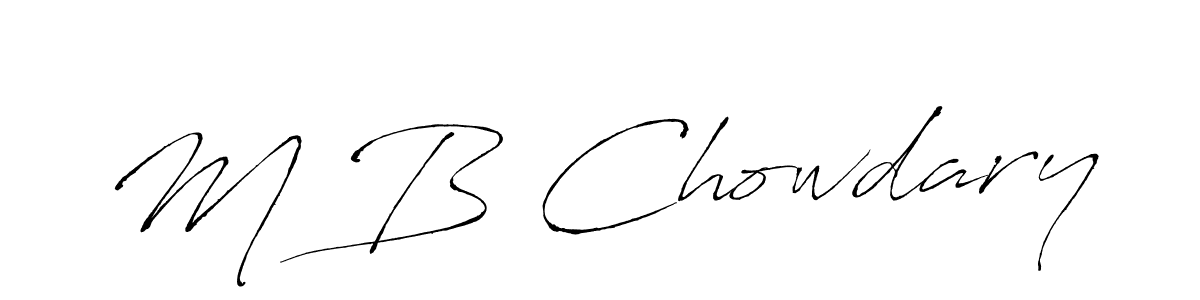 Once you've used our free online signature maker to create your best signature Antro_Vectra style, it's time to enjoy all of the benefits that M B Chowdary name signing documents. M B Chowdary signature style 6 images and pictures png