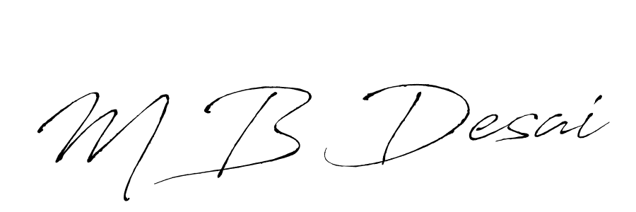 How to Draw M B Desai signature style? Antro_Vectra is a latest design signature styles for name M B Desai. M B Desai signature style 6 images and pictures png