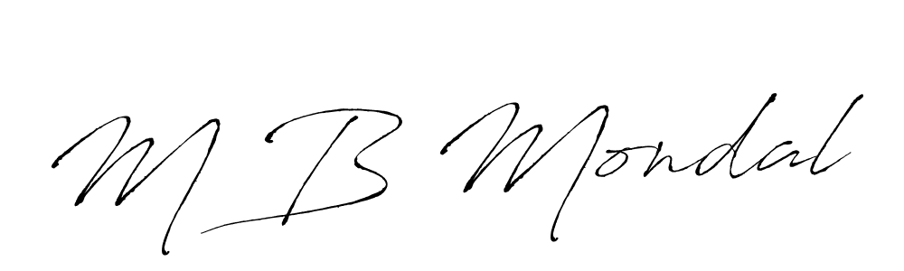 You should practise on your own different ways (Antro_Vectra) to write your name (M B Mondal) in signature. don't let someone else do it for you. M B Mondal signature style 6 images and pictures png