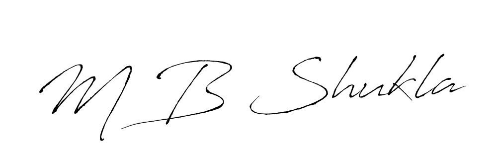 if you are searching for the best signature style for your name M B Shukla. so please give up your signature search. here we have designed multiple signature styles  using Antro_Vectra. M B Shukla signature style 6 images and pictures png