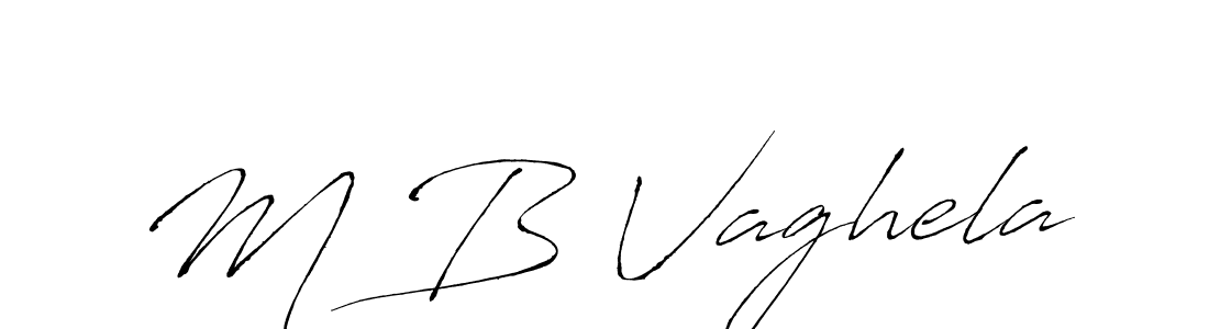 Also we have M B Vaghela name is the best signature style. Create professional handwritten signature collection using Antro_Vectra autograph style. M B Vaghela signature style 6 images and pictures png