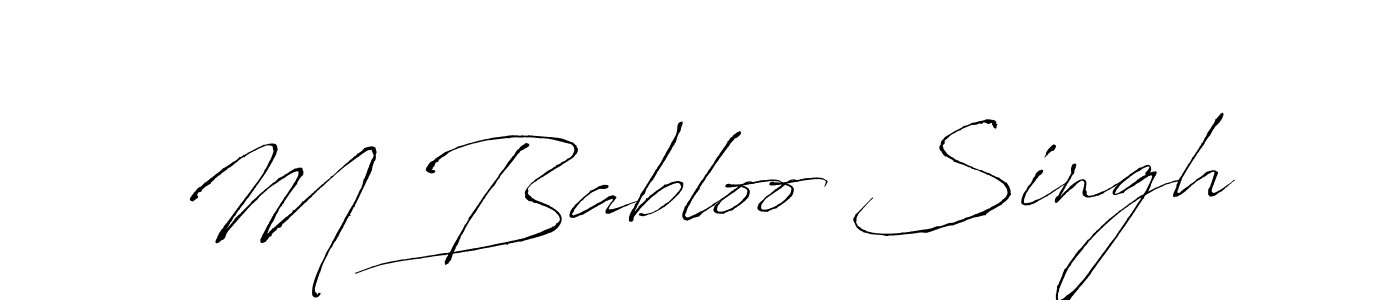Also You can easily find your signature by using the search form. We will create M Babloo Singh name handwritten signature images for you free of cost using Antro_Vectra sign style. M Babloo Singh signature style 6 images and pictures png