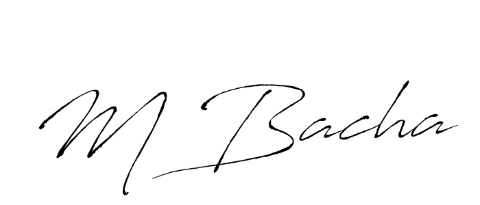 This is the best signature style for the M Bacha name. Also you like these signature font (Antro_Vectra). Mix name signature. M Bacha signature style 6 images and pictures png