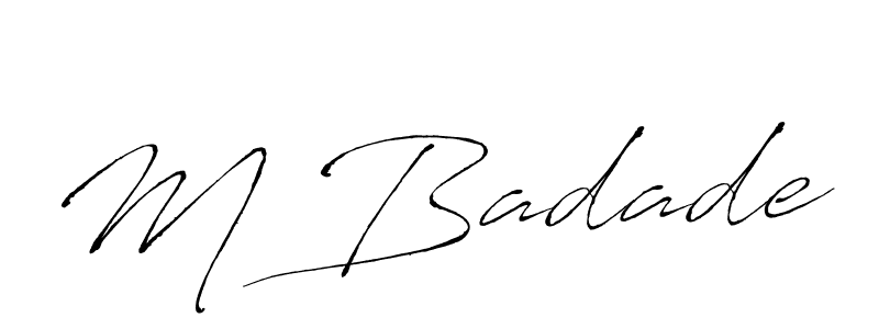 Similarly Antro_Vectra is the best handwritten signature design. Signature creator online .You can use it as an online autograph creator for name M Badade. M Badade signature style 6 images and pictures png