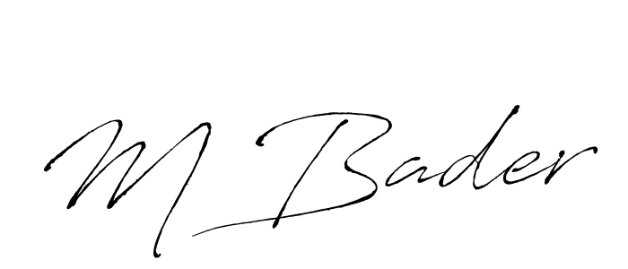 Make a beautiful signature design for name M Bader. Use this online signature maker to create a handwritten signature for free. M Bader signature style 6 images and pictures png