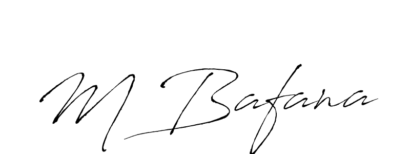 How to make M Bafana name signature. Use Antro_Vectra style for creating short signs online. This is the latest handwritten sign. M Bafana signature style 6 images and pictures png