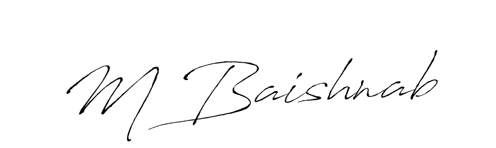 Also You can easily find your signature by using the search form. We will create M Baishnab name handwritten signature images for you free of cost using Antro_Vectra sign style. M Baishnab signature style 6 images and pictures png