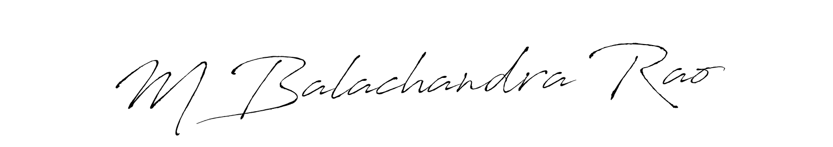 Also we have M Balachandra Rao name is the best signature style. Create professional handwritten signature collection using Antro_Vectra autograph style. M Balachandra Rao signature style 6 images and pictures png