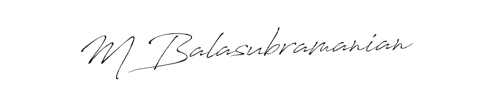 You can use this online signature creator to create a handwritten signature for the name M Balasubramanian. This is the best online autograph maker. M Balasubramanian signature style 6 images and pictures png