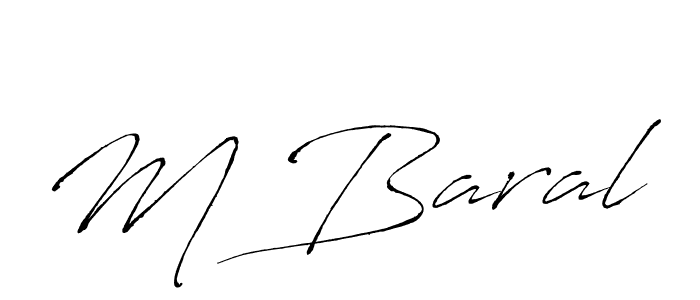 Similarly Antro_Vectra is the best handwritten signature design. Signature creator online .You can use it as an online autograph creator for name M Baral. M Baral signature style 6 images and pictures png