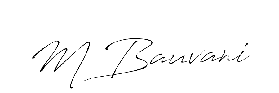 Also we have M Bauvani name is the best signature style. Create professional handwritten signature collection using Antro_Vectra autograph style. M Bauvani signature style 6 images and pictures png