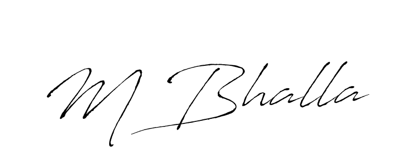 You should practise on your own different ways (Antro_Vectra) to write your name (M Bhalla) in signature. don't let someone else do it for you. M Bhalla signature style 6 images and pictures png