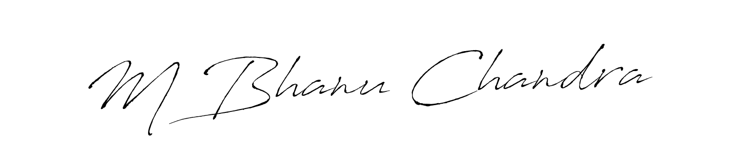 It looks lik you need a new signature style for name M Bhanu Chandra. Design unique handwritten (Antro_Vectra) signature with our free signature maker in just a few clicks. M Bhanu Chandra signature style 6 images and pictures png