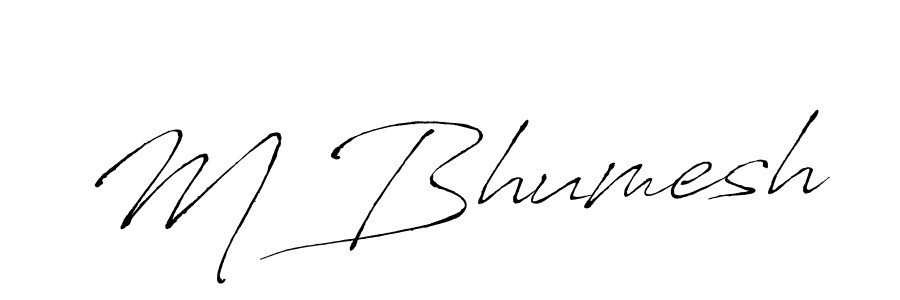It looks lik you need a new signature style for name M Bhumesh. Design unique handwritten (Antro_Vectra) signature with our free signature maker in just a few clicks. M Bhumesh signature style 6 images and pictures png
