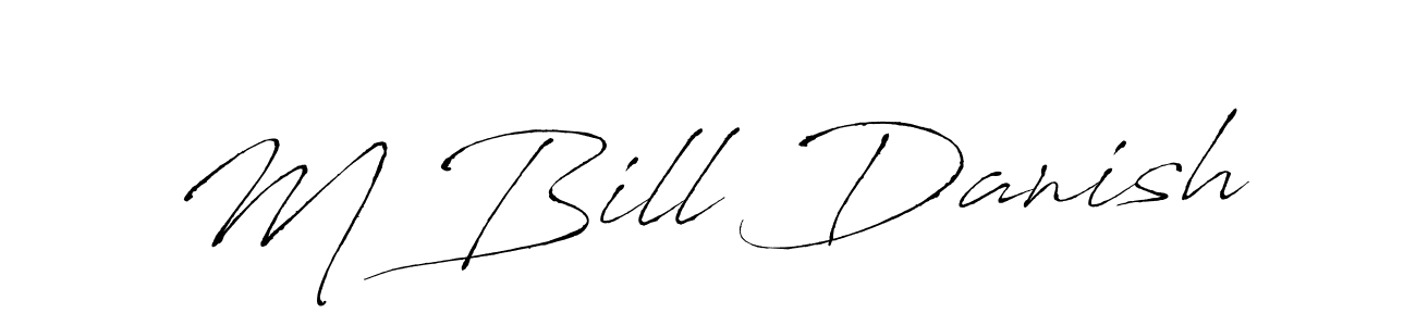 Make a short M Bill Danish signature style. Manage your documents anywhere anytime using Antro_Vectra. Create and add eSignatures, submit forms, share and send files easily. M Bill Danish signature style 6 images and pictures png