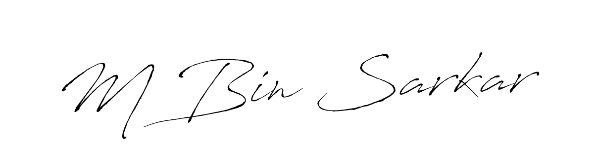 Similarly Antro_Vectra is the best handwritten signature design. Signature creator online .You can use it as an online autograph creator for name M Bin Sarkar. M Bin Sarkar signature style 6 images and pictures png