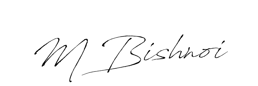 How to make M Bishnoi signature? Antro_Vectra is a professional autograph style. Create handwritten signature for M Bishnoi name. M Bishnoi signature style 6 images and pictures png