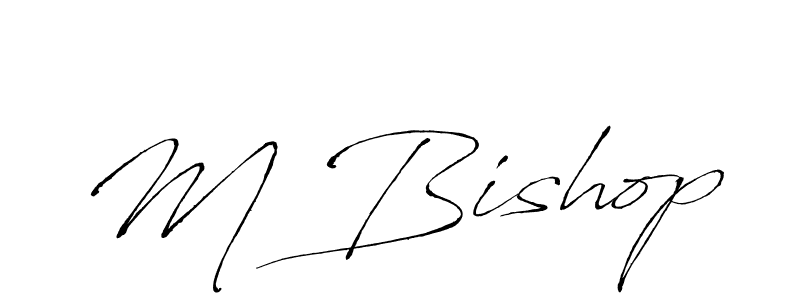 The best way (Antro_Vectra) to make a short signature is to pick only two or three words in your name. The name M Bishop include a total of six letters. For converting this name. M Bishop signature style 6 images and pictures png