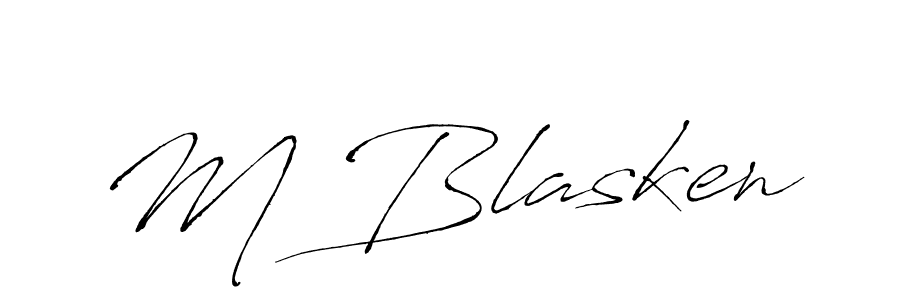 Antro_Vectra is a professional signature style that is perfect for those who want to add a touch of class to their signature. It is also a great choice for those who want to make their signature more unique. Get M Blasken name to fancy signature for free. M Blasken signature style 6 images and pictures png