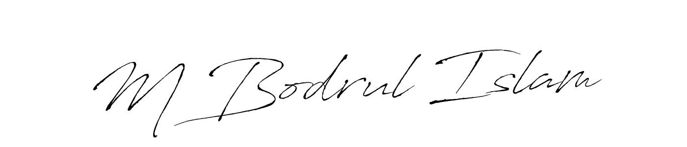 Antro_Vectra is a professional signature style that is perfect for those who want to add a touch of class to their signature. It is also a great choice for those who want to make their signature more unique. Get M Bodrul Islam name to fancy signature for free. M Bodrul Islam signature style 6 images and pictures png