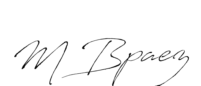 Make a beautiful signature design for name M Bpaez. With this signature (Antro_Vectra) style, you can create a handwritten signature for free. M Bpaez signature style 6 images and pictures png