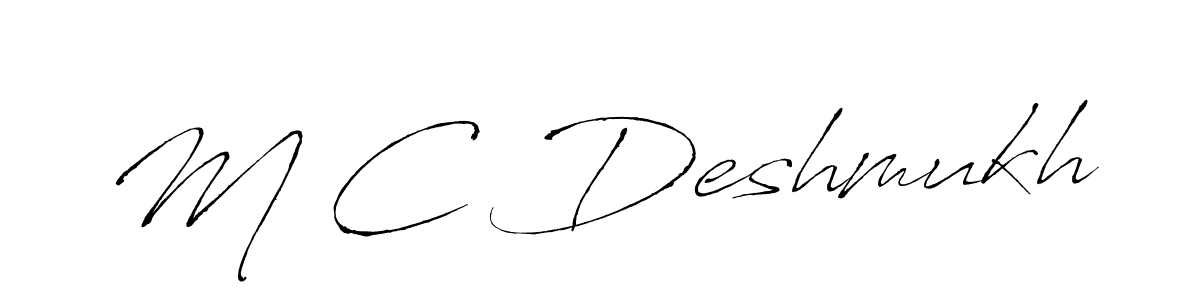 How to Draw M C Deshmukh signature style? Antro_Vectra is a latest design signature styles for name M C Deshmukh. M C Deshmukh signature style 6 images and pictures png