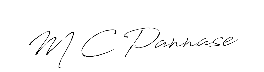 Make a beautiful signature design for name M C Pannase. Use this online signature maker to create a handwritten signature for free. M C Pannase signature style 6 images and pictures png